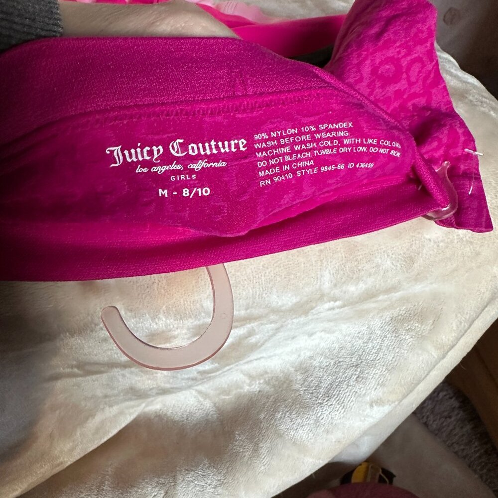 Juicy Couture Boyshorts 4 Pack Underwear Girls Size 8/10 Medium 4 Pack NWT - Picture 9 of 9